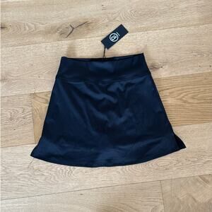 Passbye - High Waist Mini Skort in Black